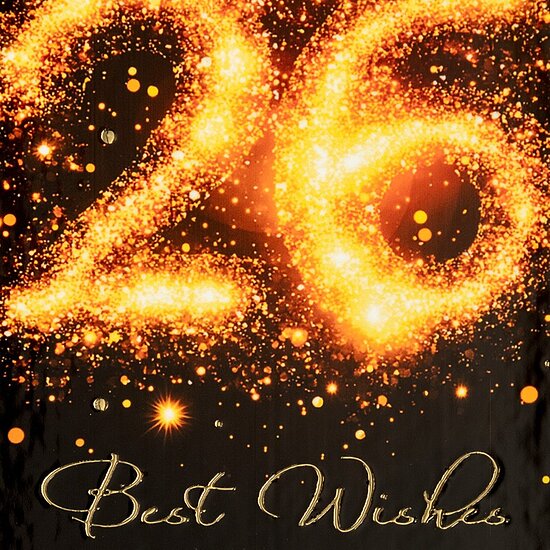 Bild 2 - Funkelnde Jahreszahl