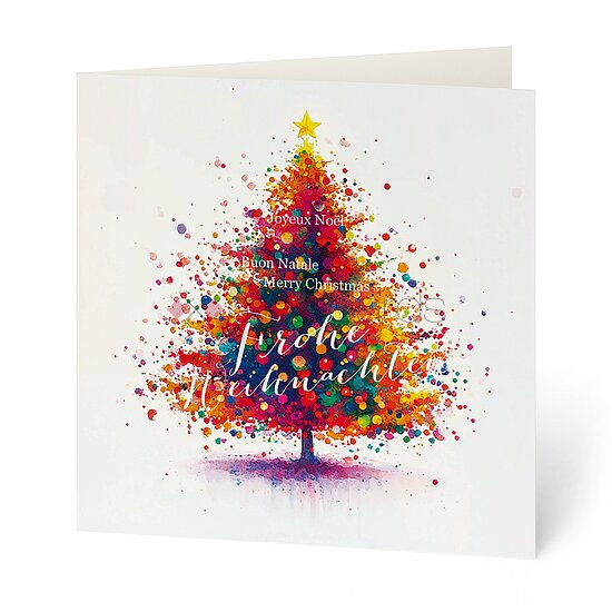 Bild 1 - Farbenfroher Tannenbaum