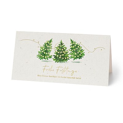 Funkelnde Weihnachtsb�ume