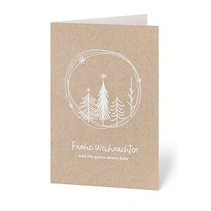 Moderner Weihnachtsgruss